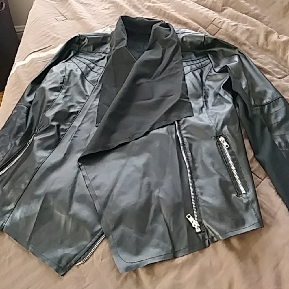 Vegan leather jacket